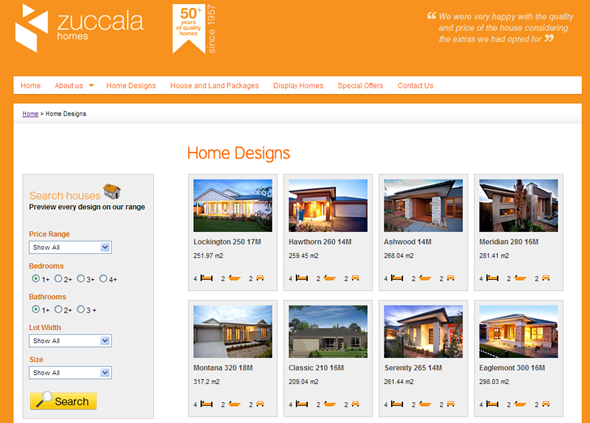 Zuccala Homes Home Designs