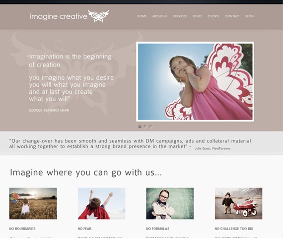 Imagine Creative WordPress Blog