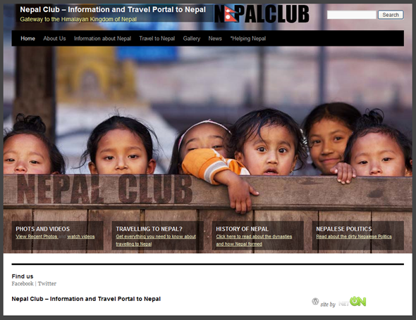 NepalClub WordPress Website